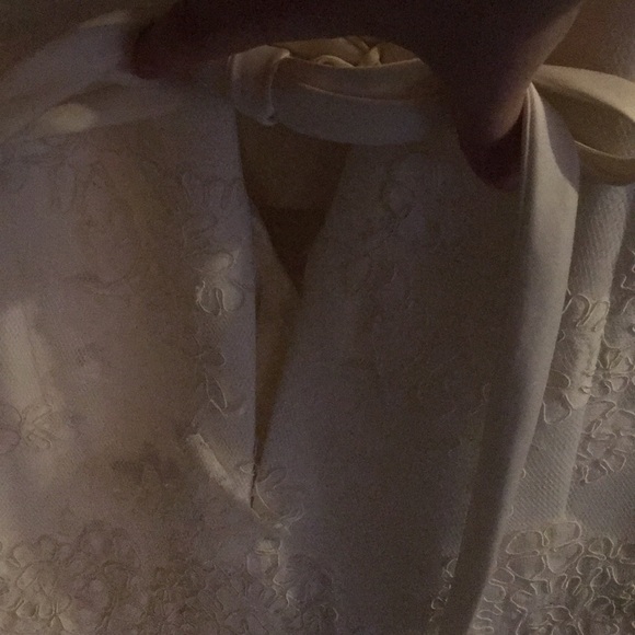 Wedding dress with matching veil